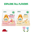 Little Bellies Organic Softcorn Variety Pack, Apple & Berry and Banana (Pack of 18 x 0.28 oz Individual Packs) by TinyTreasures Baby Boutique