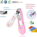 PAFASON Baby Safety Nail Clipper Cutter Trimmer with Nail Catcher and Baby Glass Nail File, Czech Float Glass, Stainless Steel Ideal Gift for Young Children Infant, Newborns Toddlers by TinyTreasures Baby Boutique