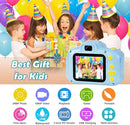 Agoigo Kids Waterproof Camera - Children Underwater HD Video Digital Camcorder, Portable Travel Toy for Toddler - Ideal Christmas Birthday Gifts for Boys Girls Age 3-12 with 32GB Card (Blue) by TinyTreasures Baby Boutique