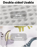 Infant Car Seat Insert with Removable Cushion for Baby Preemie Newborn Infant, Reversible carseat Insert Head Body Support Fits for Stroller, Baby Swing, Rocker, Bouncer, Bassinet - Grey by TinyTreasures Baby Boutique