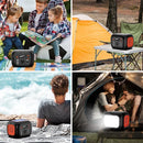 Portable Power Station 97Wh Backup Lithium Battery, Solar Generator Power Bank Station Fasting Charging 150W with Wireless Charging LED Flashlight Power Supply for Home Camping RV Emergency by TinyTreasures Baby Boutique