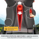 WIPHA Baby Carrier - Upgraded Hiking Backpack with Safety Seat, Lightweight Large Capacity Toddler Carrier (Black) by TinyTreasures Baby Boutique