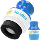 Solar Buddies Sunscreen Applicator - Single Full Blue - Refillable Roll on Sponge Sunscreen, Suncream & Lotion Applicator For Kids, Adults & Families - Holds 3.4fl oz, Perfect Size for Travel by TinyTreasures Baby Boutique