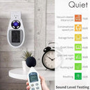 450W Programmable Space Heater, Remote Wall Outlet Electric Space Heater as Seen on TV with Adjustable Thermostat and Timer and Led Display, Compact for Office Dorm Room, 2 Pack by CozyNest Decor