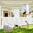 150" Extra Wide Retractable Baby Gates Dog Gate for Large Opening, 41" Extra Tall Mesh Pet Gate, Long Child Safety Gates with Fiberglass Rods for Stairways, Doorways, Hallways - Indoor/Outdoor Use by TinyTreasures Baby Boutique