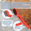 GOLDEN SMILE 3-Pack Heavy-Duty Stainless Steel Wire Brushes – 7" Ultra-Stiff 5x29 Grid (40% Denser Bristles) – Resists Bending, Rust & Grime Blaster for Industrial Cleaning by CozyNest Decor