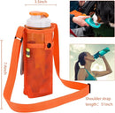 Tainehs Water Bottle Holder Carrier with Adjustable Shoulder Strap - Beach & Sports Bottle Bag for Hiking, Gym, Camping, Walking, Travel by TinyTreasures Baby Boutique