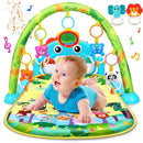 UMIKU Baby Play Mat Baby Toys Tummy Time Mat Activity Center for Newborn Infant Piano Tummy Time Music & Light Infant Boy Girl Gifts for Babies Toys 0-3 3-6 6-12 Months, Dinosaur Style by TinyTreasures Baby Boutique