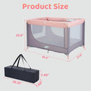 Pamo Babe Portable Crib Mattress Baby Playards by TinyTreasures Baby Boutique