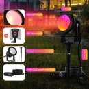 Spotlight Outdoor Control with Smart APP, 2 Pack 15W RGBW Landscape Lighting, Dimmable Color Changing IP67 Waterproof Spot Light Warm Flood Light for House Pathway Garden Yard Tree by GreenHaven Gardens