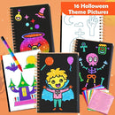 FUNNYB&G Foil Art Craft Activity for Kids - Halloween Crafts Gift Party Favors for Kids Trick or Treat Goodie Bag Stuffer Fillers Gifts Toy for Girls Boys 4 5 6 7 8 9 Years Old(Halloween) by TinyTreasures Baby Boutique