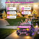 ENYOPRO 24V Ride On Toys for Big Kids, Licensed Ford Bronco Raptor 2 Seater Kids Electric Vehicle, Battery Powered Ride On Car Jeeps w/Remote Control, Bluetooth, 3 Speed, LED Lights for Ages 3+, Pink by TinyTreasures Baby Boutique