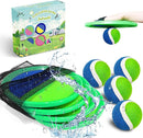 Jalunth Ball Catch Set Game Toss Paddle - Beach Toys Back Yard Outdoor Games Pool Lawn Backyard Throw Catch Sticky Set Age 3 4 5 6 7 8 9 10 11 12 Years Old Boys Girls Kids Adults Family Easter Gifts by TinyTreasures Baby Boutique