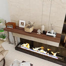 Floating Shelves 55 Inch Long, 12 Inch Deep Floating Shelves for Wall, Rustic Deep Wall Shelf for Fireplace Mantel, 55 x 12 Large Display Shelf for Living Room, Bedroom, Kitchen, Walnut Color, 1 Pack by CozyNest Decor