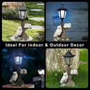 Owl Solar Lights Outdoor Garden,Solar Owls for Outdoors,Solar Powered Owl Garden Statues Decor,Unique Gifts Lights for Patio,Yard,Balcony by GreenHaven Gardens