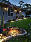 SOLPEX Solar Pathway Lights Garden Decor for Yard, Garden Lights Solar Powered Waterproof Landscape Lighting, Solar Outdoor Lights Porch Decor for Path Walkway Driveway (8 Pack Warm White) by GreenHaven Gardens