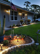 SOLPEX Solar Pathway Lights Garden Decor for Yard, Garden Lights Solar Powered Waterproof Landscape Lighting, Solar Outdoor Lights Porch Decor for Path Walkway Driveway (8 Pack Warm White) by GreenHaven Gardens