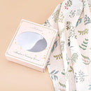 Muslin Nursing Cover for Breastfeeding, Privacy Breathable Breastfeeding Cover with Arch Neckline for Mom, 100% Cotton Nursing Apron, Floral and Green by TinyTreasures Baby Boutique