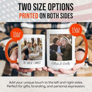 Custom Mug Upload Your Picture Personalized Coffee Mug with Photo Text Name Customized Cup Unique Ideas Gifts for Men Women Mom Dad Girlfriend Boyfriend Friend Family (Orange, 15oz) by TinyTreasures Baby Boutique