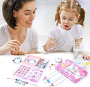 AIPRIDY Charm Bracelet Making Kit,Unicorn Mermaid Crafts Gifts Set Can Inspires Imagination and Creativity,Jewelry Making Kit Perfect Gifts for Girls 5-12 Years Old (72 Pieces Rose) by TinyTreasures Baby Boutique