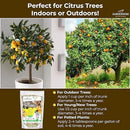 Professional Citrus Fertilizer + Vital Micronutrients; Perfect Balanced NPK for All Citrus; for Indoor and Outdoor Plants; Orange, Lime, Avocado and Lemon Tree Fertilizer (2 QUARTS) by GreenHaven Gardens