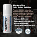 AcuPlus - Pain Relief Roll On - Topical Anti Inflammatory to Soothe Muscles & Joints - Arthritis Pain Reliever, Bursitis, Tendonitis Cream - TSA Compliant, Convenient Roll On - 3 fl. oz. (Pack of 1) by CozyNest Decor