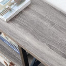 LVB Rustic Sofa Table, Farmhouse Console Table for Living Room, Hallway entryway Table with Storage, Entry Table for Foyer, Light Grey Oak, 55 Inch by CozyNest Decor