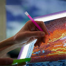 iVyne Corded A4 Light Pad for Diamond Painting & Art Projects – LED Light Board with Diamond Art Accessories – Ultra-Thin & Portable Diamond Dot Light Board, Perfect for Artists - Purple by TinyTreasures Baby Boutique