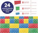 Teacher Created Resources Easy-Stack Cardboard Blocks 24 Piece Set (TCR11531) by TinyTreasures Baby Boutique