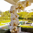 130pcs Metallic Gold Balloons Different Sizes 18" 12" 10" 5" Party Latex Balloons for Birthday Graduation Baby Shower Wedding Anniversary New Year Party Decorations by CozyNest Decor