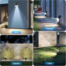 108 LED Solar Spot Lights Outdoor, Solar Lights Outdoor IP65 Waterproof, 3 Modes Solar Landscape Spotlights, Large Panel Solar Powered Lights for Garden Yard Pathway(Cool White/2 Pack) by GreenHaven Gardens