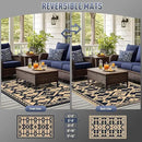 WILDROOTS 5x8 Feet Plastic Bohemian Outdoor Rug, Stain Resistant Waterproof Reversible Outdoor Patio Rug, Fade Resistant Camping Rug by GreenHaven Gardens