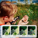 Digital Microscope for Kids, Handheld Microscope with 2.0" IPS Screen,500X,8 Adjustable LEDs,Digital Magnifying Glass for Insect Plant Leaf Observation,Magnifying Glass for Coins Small Fonts by TinyTreasures Baby Boutique