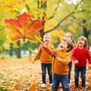 WERNNSAI Fall Leaf Pinata - Maple Leaf Pinata Thanksgiving Party Games for Kids Orange Autumn Hanging Leaves Decor Fall Festival Thanksgiving Family Party Favors with Blindfold by TinyTreasures Baby Boutique