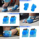 Youth/Kids Knee Pads Elbow Pads Wrist Guards Protective Gear Set 6 Pcs for 3-15 Years Child Roller Skates, Skateboard, Cycling, Inline Skating, BMX Bike, Balance Bike, Scooter Riding and Other Outdoor Sports by TinyTreasures Baby Boutique