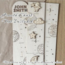 Wooden Markers for Growth Chart Height Ruler Kids Height Measurement, Space Themed Shapes. by TinyTreasures Baby Boutique