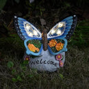 Yiosax-Garden Statue Butterfly Decor-Solar Outdoor Butterfly Light-Butterfly Figurine Decoration for Patio,Balcony,Yard,Lawn Ornament Garden Gift Women Mom by GreenHaven Gardens
