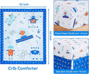 Viviland 3 Pieces Baby Bedding Set for Boy Girls, Baby Bedding Set for Newborn, Infant & Toddler - Robot by TinyTreasures Baby Boutique