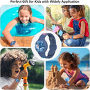 Waterproof Airtag Bracelet Kids,Cute Cartoon Silicone Hidden Airtag Wristband Kids,Anti-Lost Apple Airtag Holder Case for Toddler,Airtag Case Watch Band Tracker for Child-Blue Shark by TinyTreasures Baby Boutique