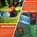 Electric Weed Wacker Eater Cordless Battery Powered, Weed Trimmer 4.0Ah Lightweight No-String with 2 Battery Operated & Wheels, 3 in 1 Stringless Grass Trimmer/Edger/Brush Cutter for Garden Yard Lawn by GreenHaven Gardens