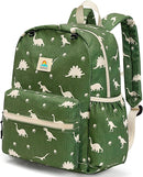 STEAMEDBUN Corduroy Kids Backpack for Girls and Boys 5-8: Boys Backpack for Elementary Kindergarten - 15 inch Cute Backpacks for Kids - Dinosaur by TinyTreasures Baby Boutique