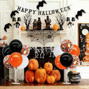 TONIFUL 4 Set Halloween Balloons Black Orange Confetti White Balloon Stand Centerpiece Table Decorations for Halloween,Celebration Party Bar,Anniversary,Graduation Decoration 2025 by TinyTreasures Baby Boutique