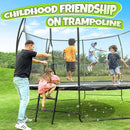 BCAN 8FT 10FT 12FT 14FT 15FT 16FT Recreational Trampoline with Enclosure for Kids Adults, ASTM Approved, Outdoor Trampolines with Ladder for Kids by TinyTreasures Baby Boutique