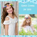Syhood Rose Style Crowns Making Kit, 168 Pcs Parts, Make Your Own Flower Crown Wreath Headbands and Bracelets Craft Kit Hair Accessories Handmade DIY Floral Crown Garland Kit Presents for Party by TinyTreasures Baby Boutique