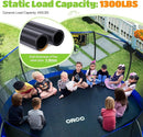 ORCC 1200LBS Weight Capacity Trampoline 16 15 14 12 10 8FT Outdoor Yard Trampolines for Kids Adults Outdoor Yard Trampolines for Kids Adults by TinyTreasures Baby Boutique