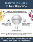 Organic Plant Magic - Truly Organic™ Easy to Use Soluble Plant Food Shaker: All-Purpose Fertilizer Concentrate for All Flower Vegetable Herb Fruit Tree Indoor Garden & House Plants [One 3 oz Shaker] by GreenHaven Gardens