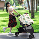 Kigai Cute Dragon Baby Car Seat Covers for Newborn, Breathable Nursing Cover for Breastfeeding Moms, Baby Stroller/Shopping Cart/Stretchy Carseat Cover for Boy & Girl by TinyTreasures Baby Boutique