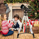 Telescope for Adults Astronomy, 70mm Aperture 400mm Focal Length Portable Astronomical Telescope for Beginners Age Over 8 Years Old with Wireless Remote Carry Bag Tripod, Black by TinyTreasures Baby Boutique