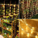 Solar Rope Light 2 Pack Waterproof IP65 39FT 100LEDs Outdoor LED ‎Solar Outdoor Lights for Party Garden Yard Home Wedding Christmas Halloween Holiday Tree Decoration Lighting by GreenHaven Gardens