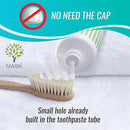 Masik Natural Lemon Grass Toothpaste – Whitening & Sensitive Teeth | Dead Sea Salt | Stain & Plaque Remover | Bleeding Gums & Canker Sore Care | Fluoride & SLS-Free | Non-Foaming | Made in Israel by CozyNest Decor